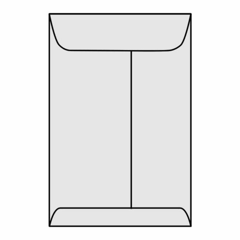 Gray Kraft Open End Catalog Envelopes, 10 x 13 inch, Box of 500 X193