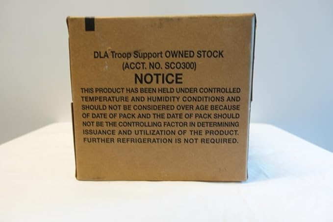 12 MRE Pack Full Meal Military MRE with Heater W86929