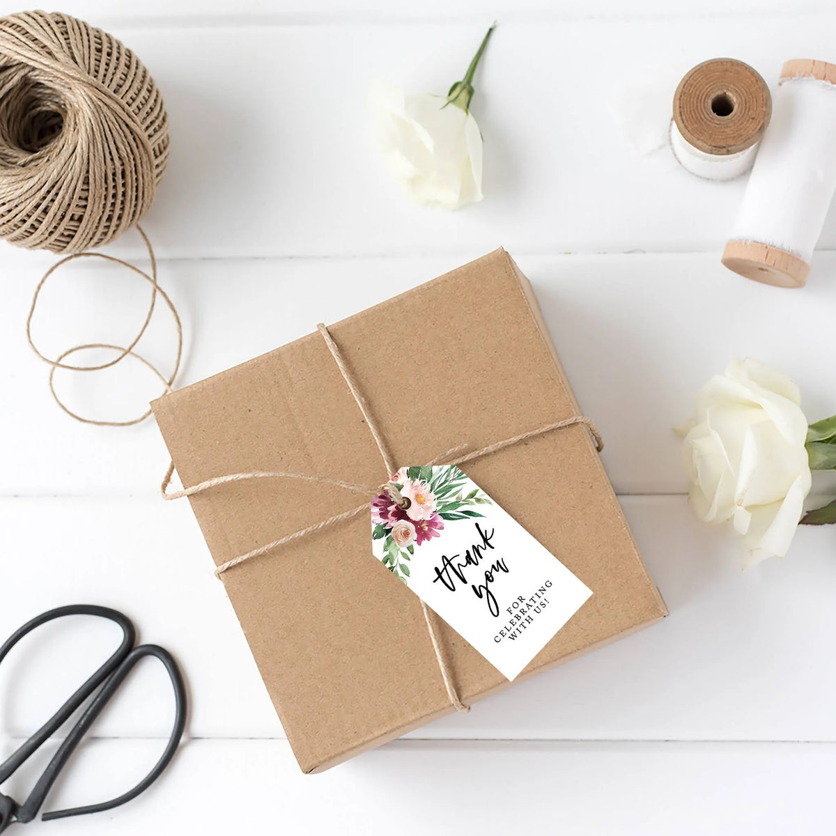 100-Pk Cardstock Gift Tags A2020