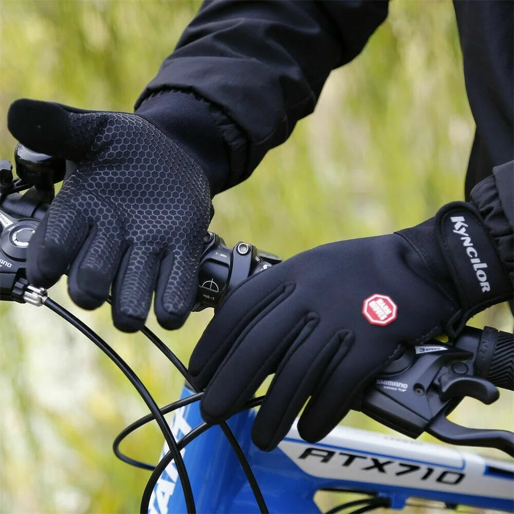 Thermal Waterproof Touchscreen Ski Snow Gloves, Large O654856