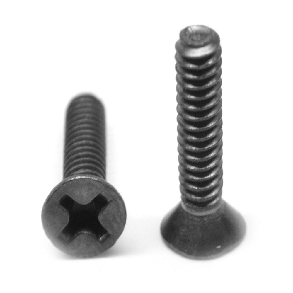 Black Oxide #6-32 x 1/2 Coarse Thread Machine Screw W730768