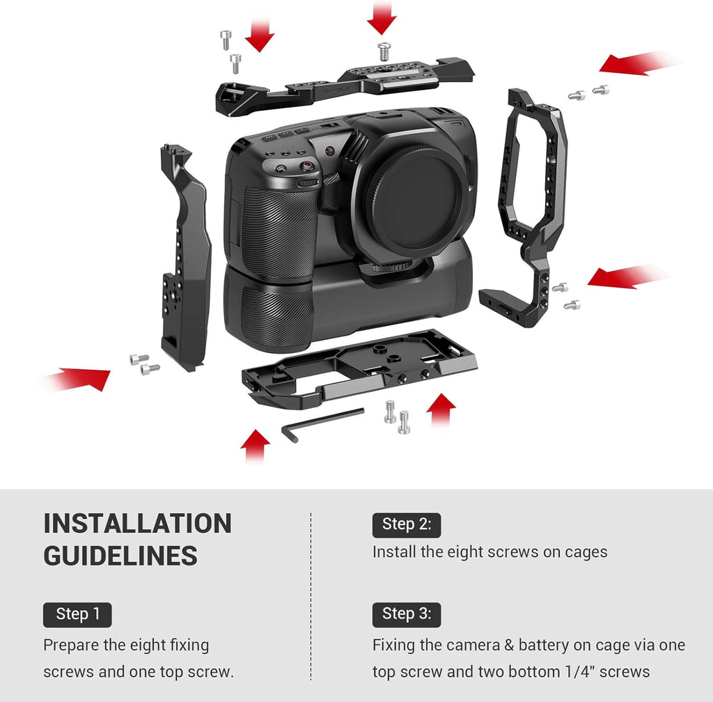 Camera Cage with Battery Grip Q8576