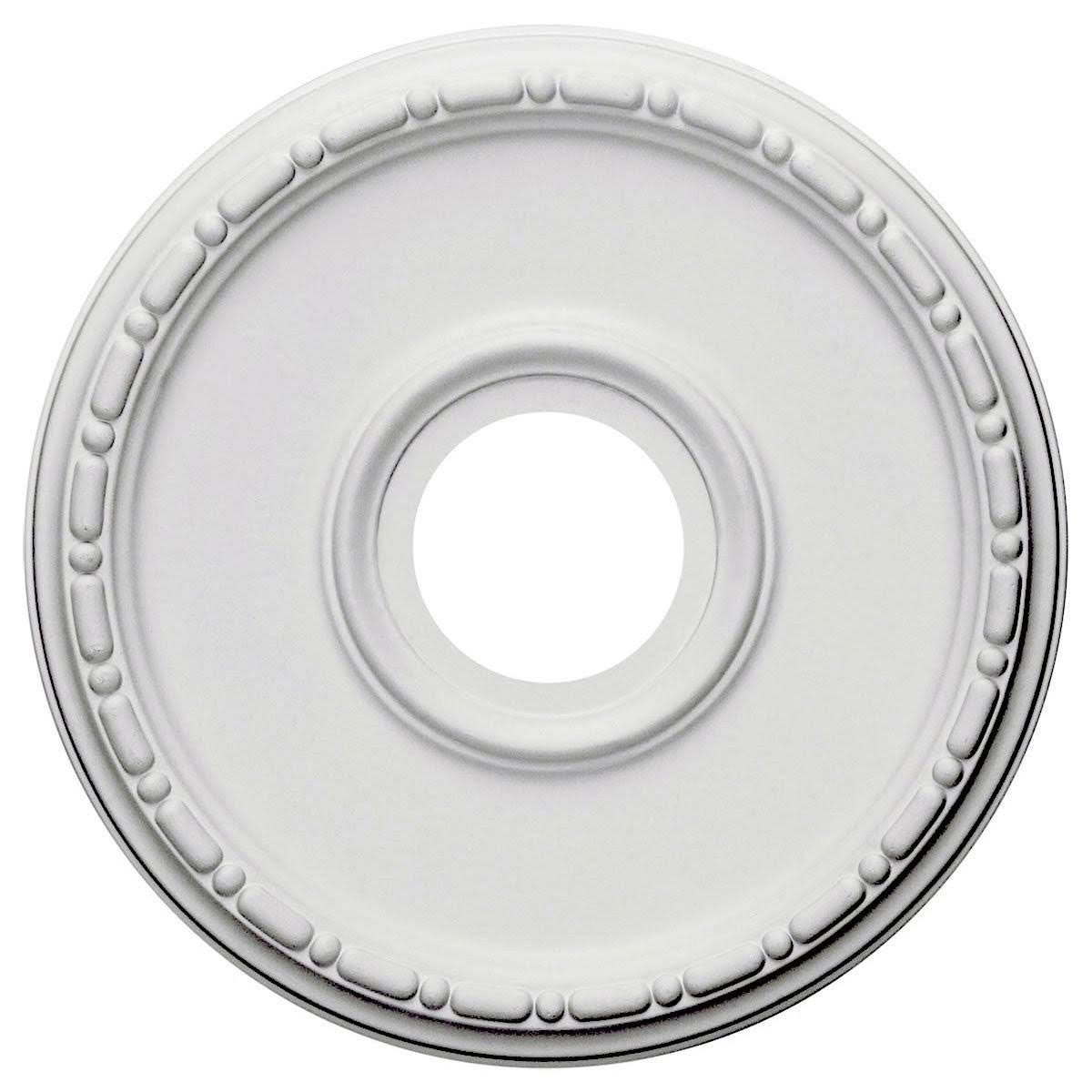 16 1/2x22OD x 3 7/8x22ID x 1 1/2x22P Hand-Painted Ceiling Medallion Z1978