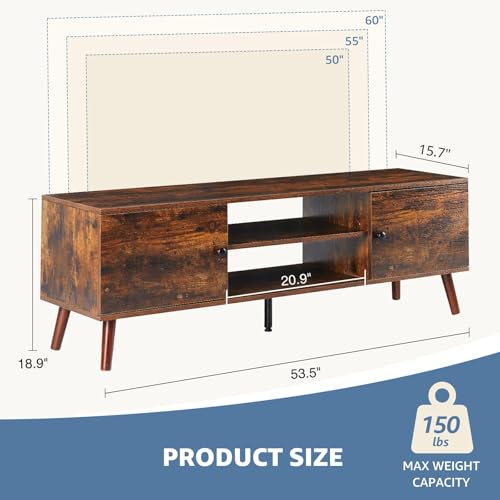 55 60 inch TV Stand with Storage Cabinet L48863