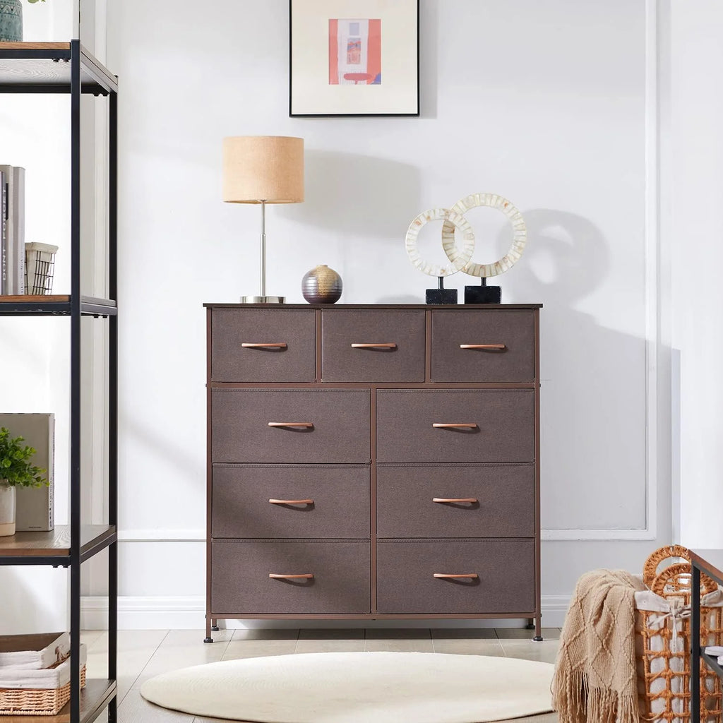 9 Drawer Fabric Storage Dresser S5773