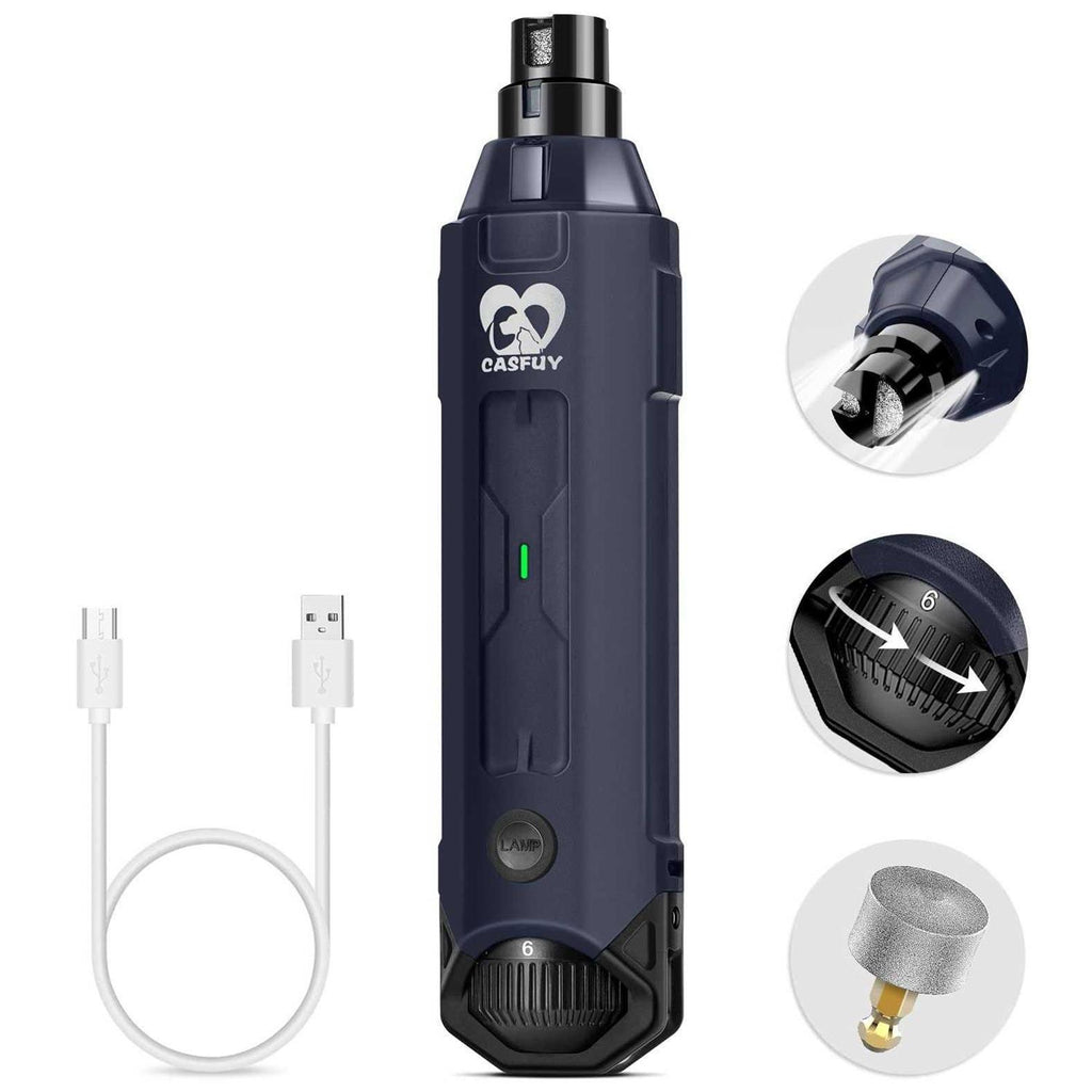 6-Speed Rechargeable Electric Dog Nail Grinder Y6550