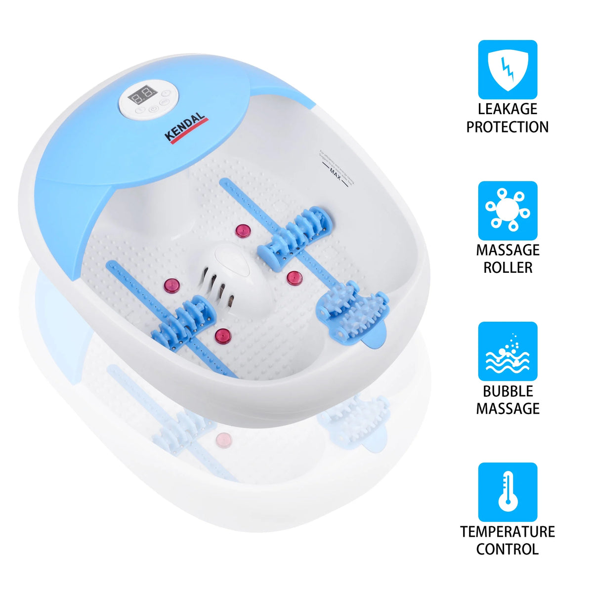 Foot Spa Bath Massager with Heat and Timer Q8454
