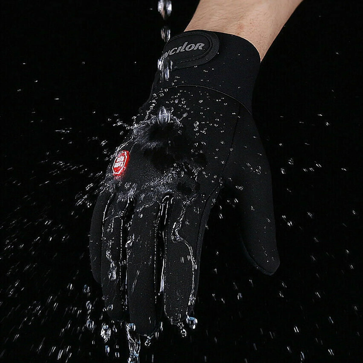 Thermal Waterproof Touchscreen Ski Snow Gloves, Large O654856
