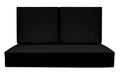 Foam Deep Seating Loveseat Cushion Set, Black M85545