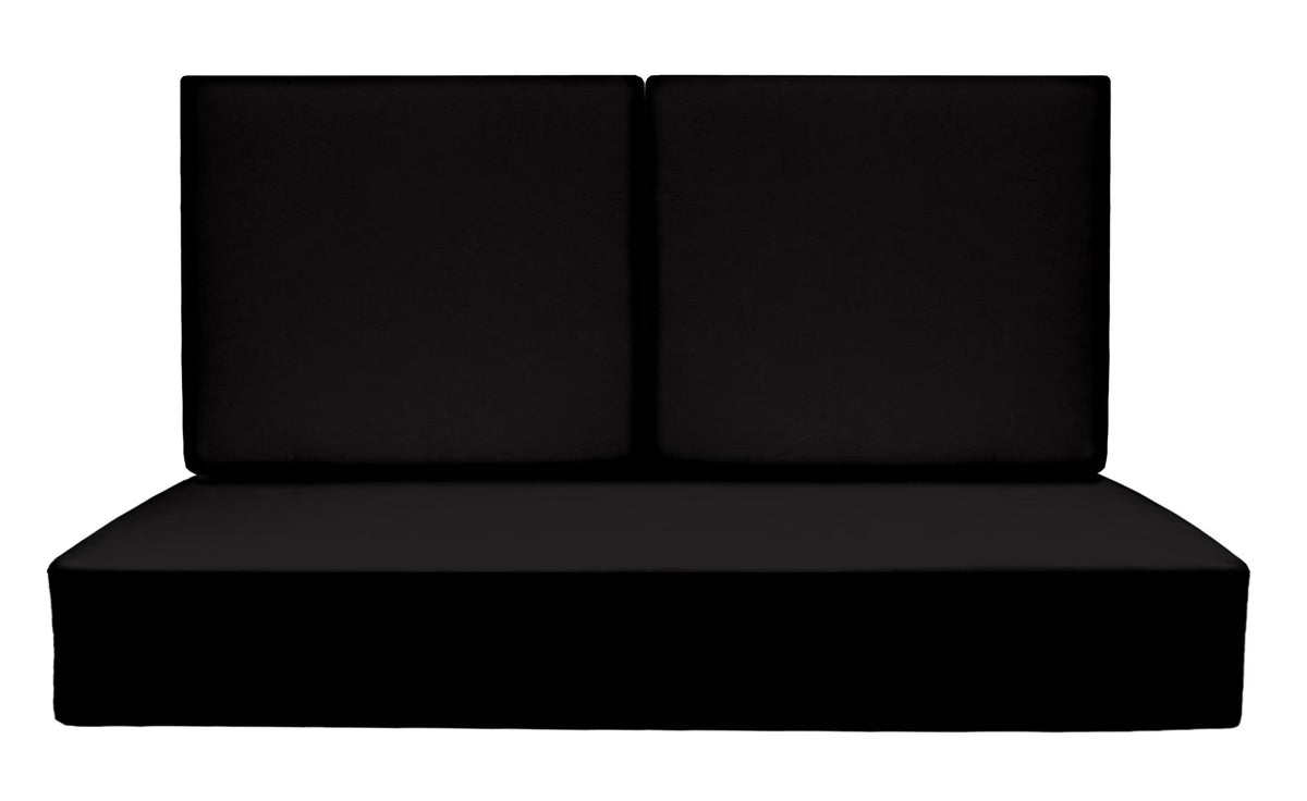 Foam Deep Seating Loveseat Cushion Set, Black M85545