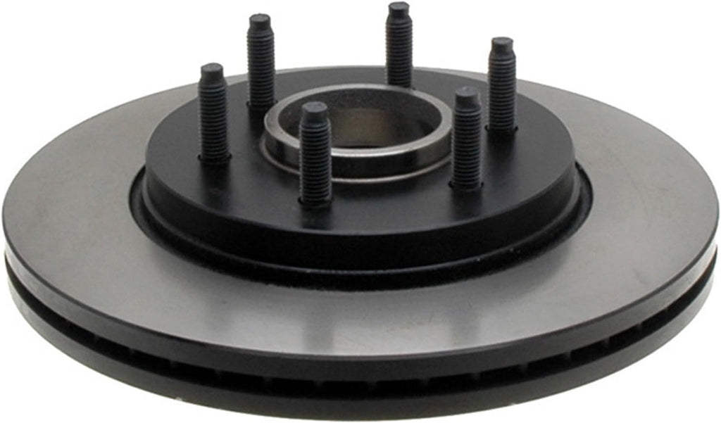 Black Front Disc Brake Rotor and Hub Assembly G498760