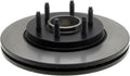 Black Front Disc Brake Rotor and Hub Assembly G498760