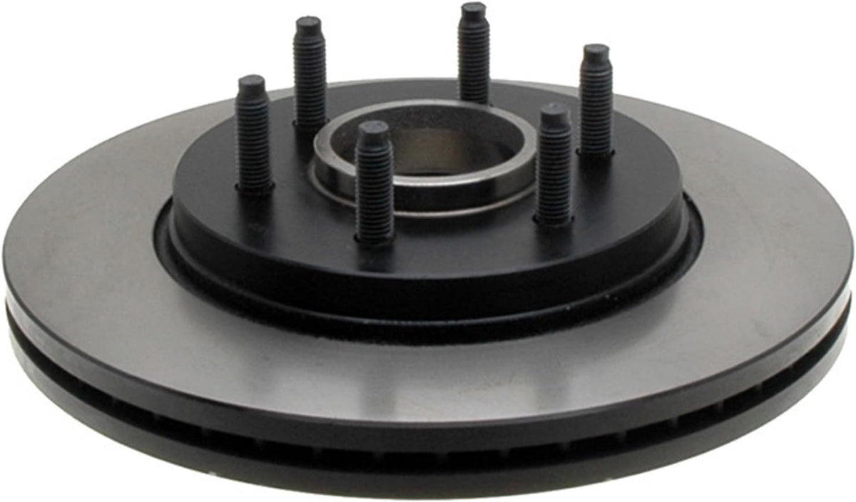 Black Front Disc Brake Rotor and Hub Assembly G498760