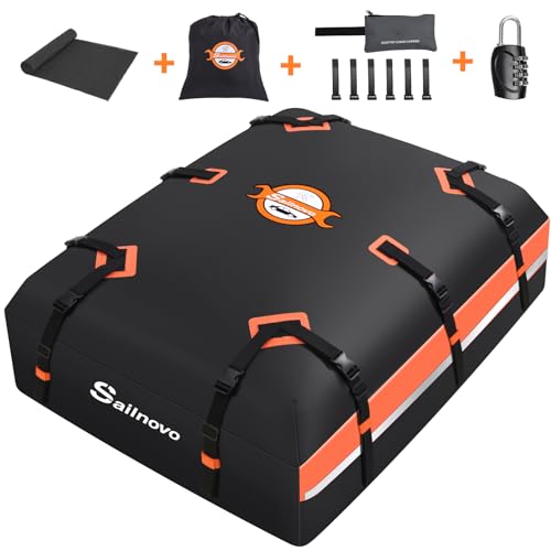 21 Cubic Feet Waterproof PVC Rooftop Cargo Carrier G987539
