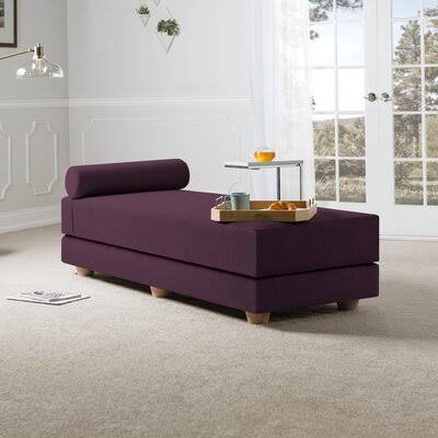 Convertible Queen Solid Wood Daybed with Mattress D31205
