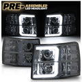 LED Projector Headlights Assembly for Chevy Silverado 1500 2500 3500 P608