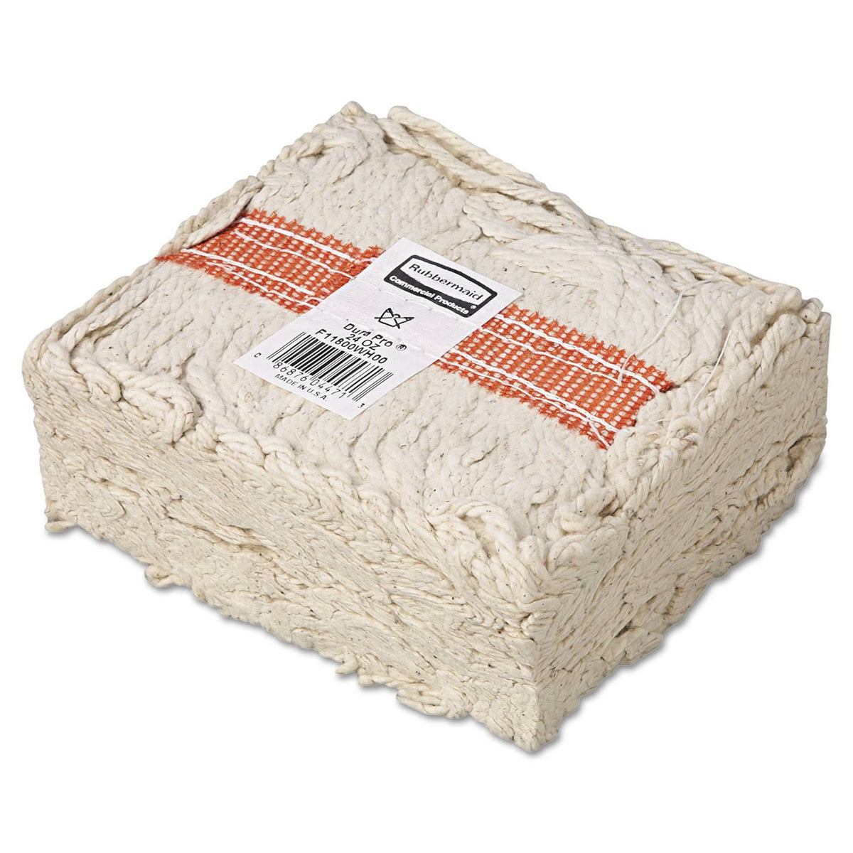 24oz White Cotton Wet Mop Head, 12/Carton L47989