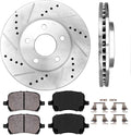 Brake Disc Rotors with Ceramic Brake Pads and Hardware V81778