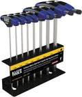 8-Piece Metric Ball End T-Handle Hex Key Allen Wrench Set with Stand I25470