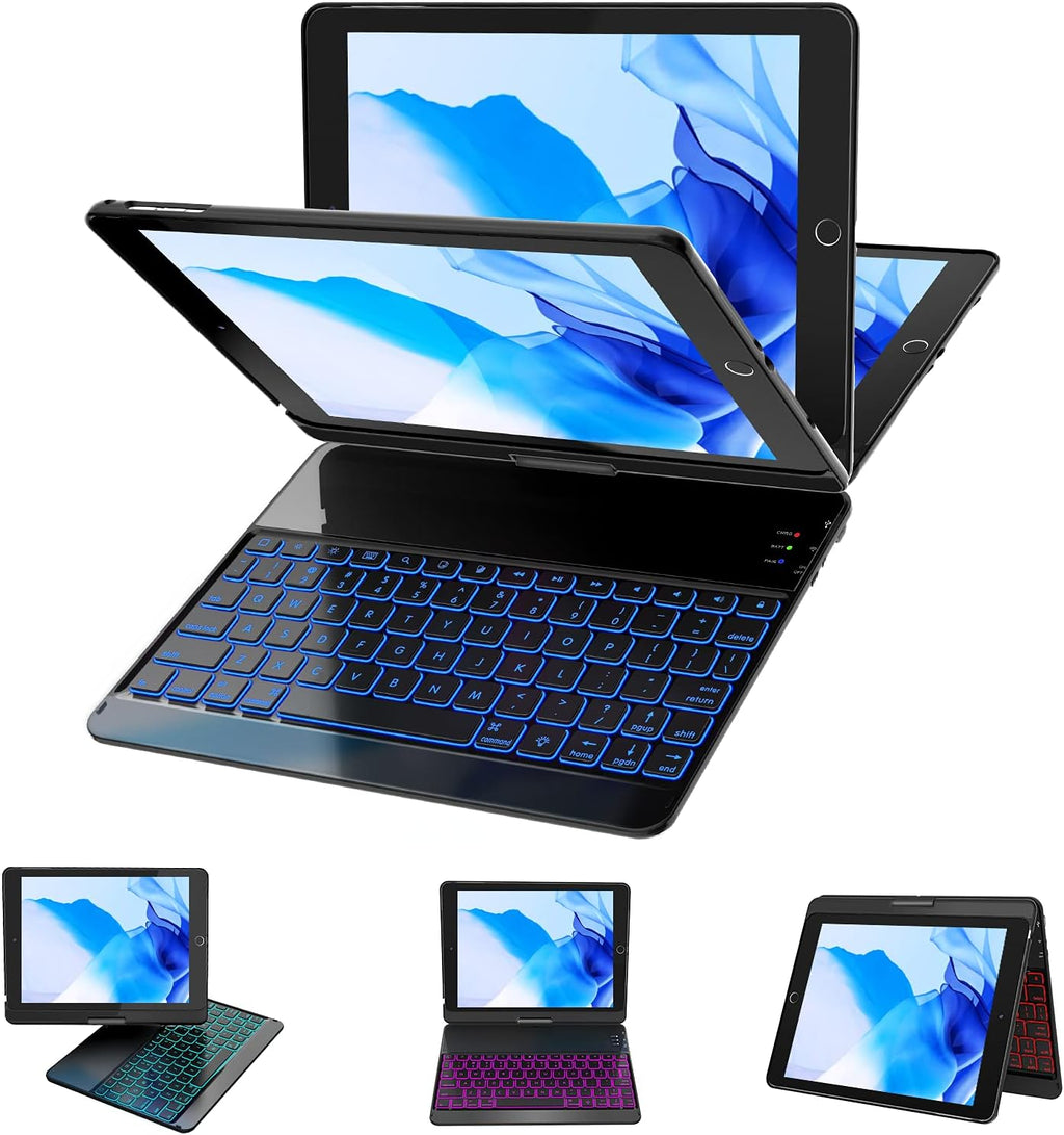 Black 7 Color Backlit Keyboard Case P19805