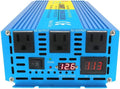 1500W Pure Sine Wave Power Inverter 12V DC to 110V AC with 3 AC Outlets K68405