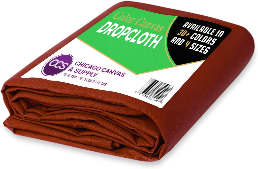 Gold Cotton Canvas Drop Cloth 6 by 10 Feet Pack of 2 F708