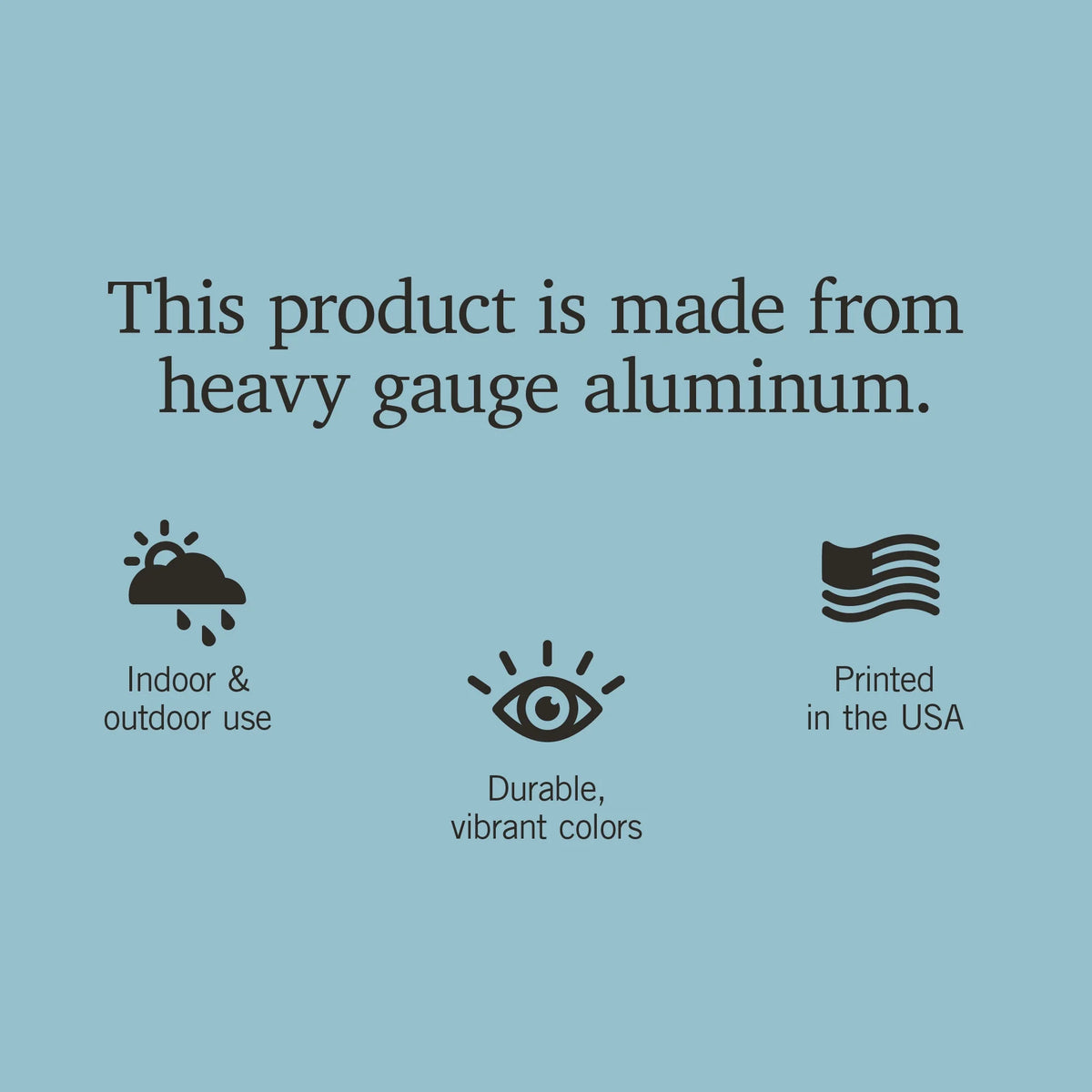 12x18 Aluminum Metal Sign Decor C228964