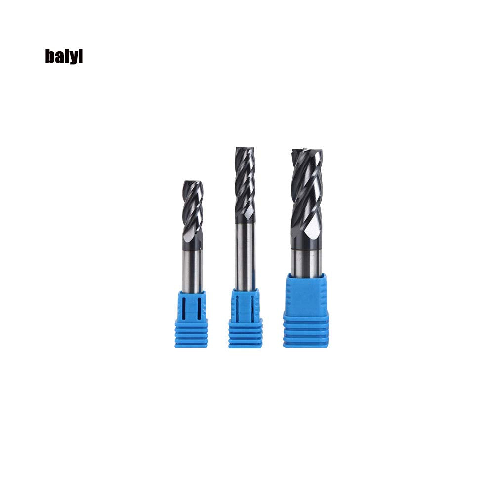 1/8 Carbide Square End Mill 4 Flute AlTiN Pack of 2 Q942361