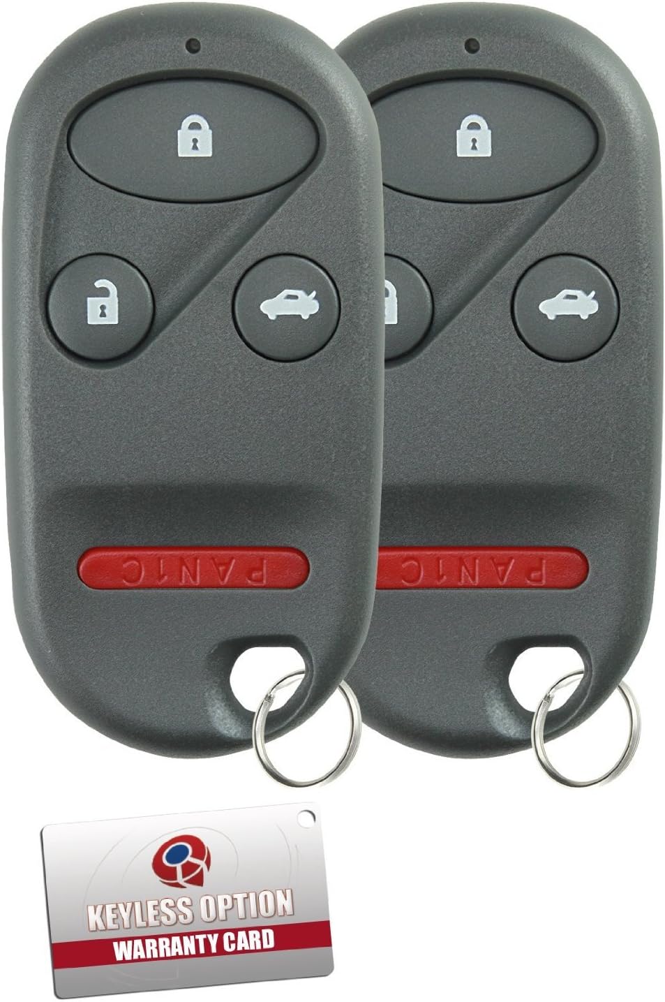 Keyless Entry Remote Control Car Key Fob Replacement (Pack of 2) S154
