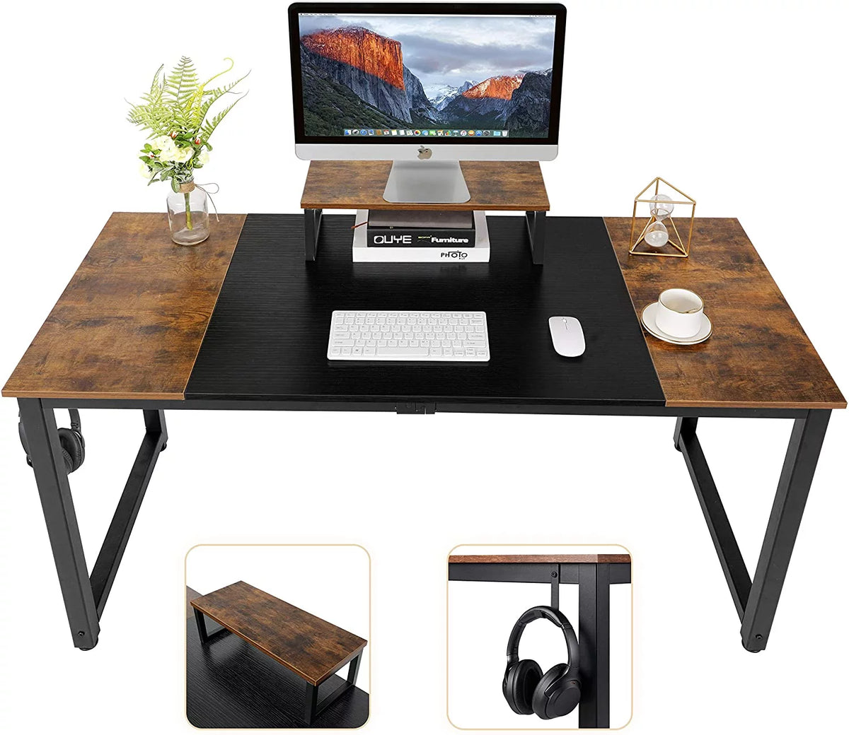 Computer Desk with Monitor Stand Y99315