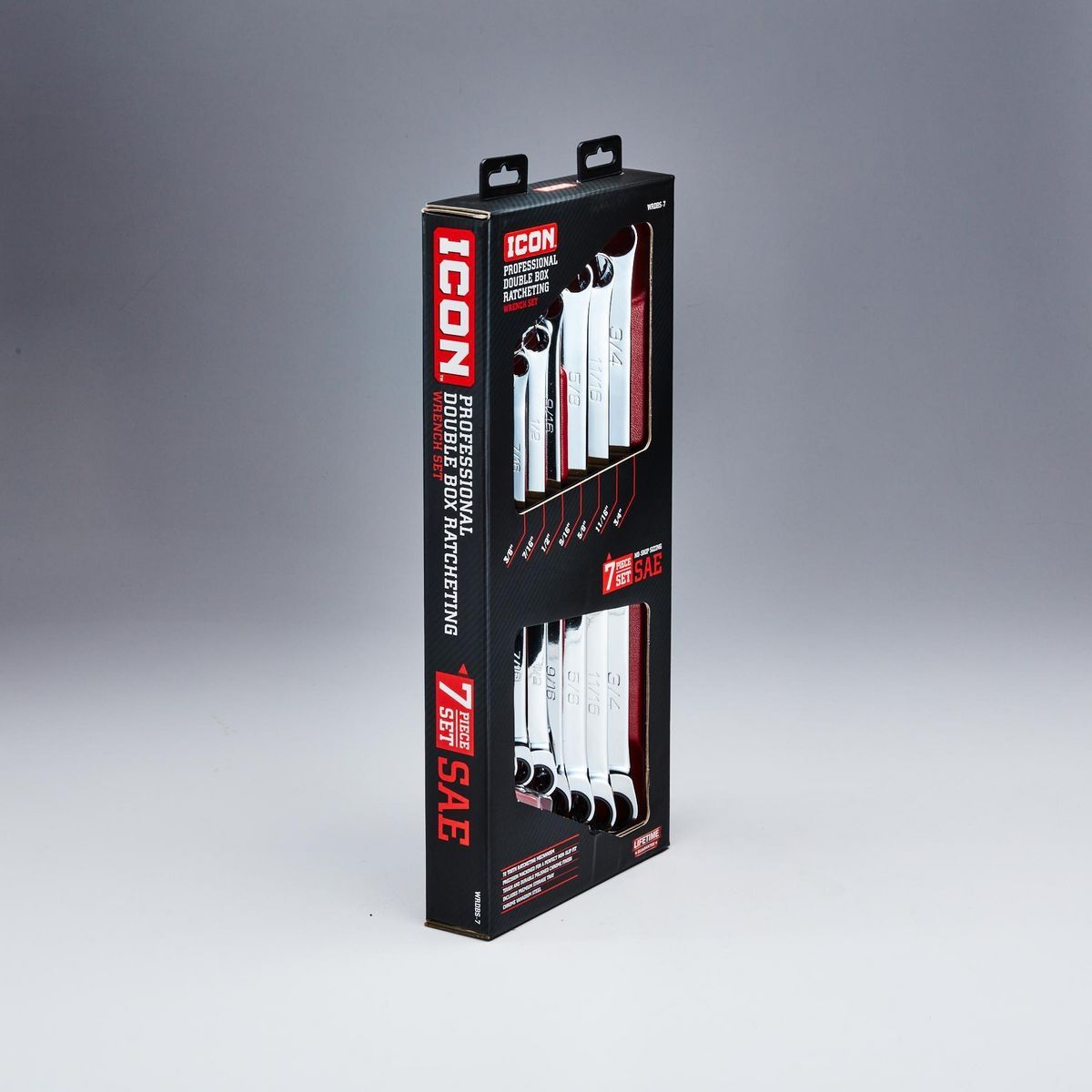 7 Piece SAE Double Box Ratcheting Wrench X933