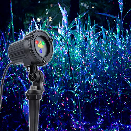 Outdoor Garden Laser Lights Projector, 3 Color Red Green Blue Z545