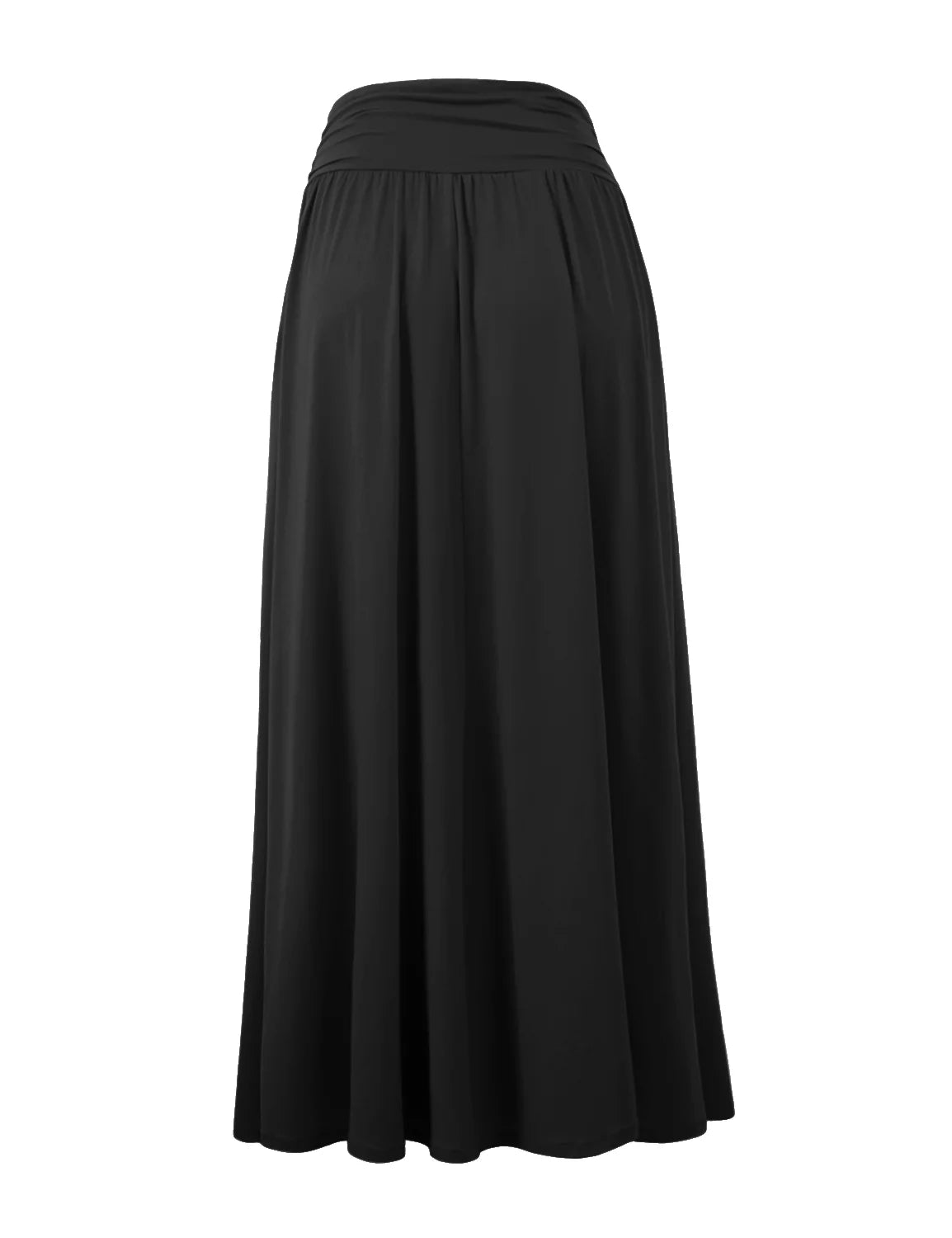 Women's Flowy Flared Comfy Maxi Skirt O7234