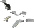 Gray 5PCs Cat Wall Shelves with Soft Plush Sisal R152971