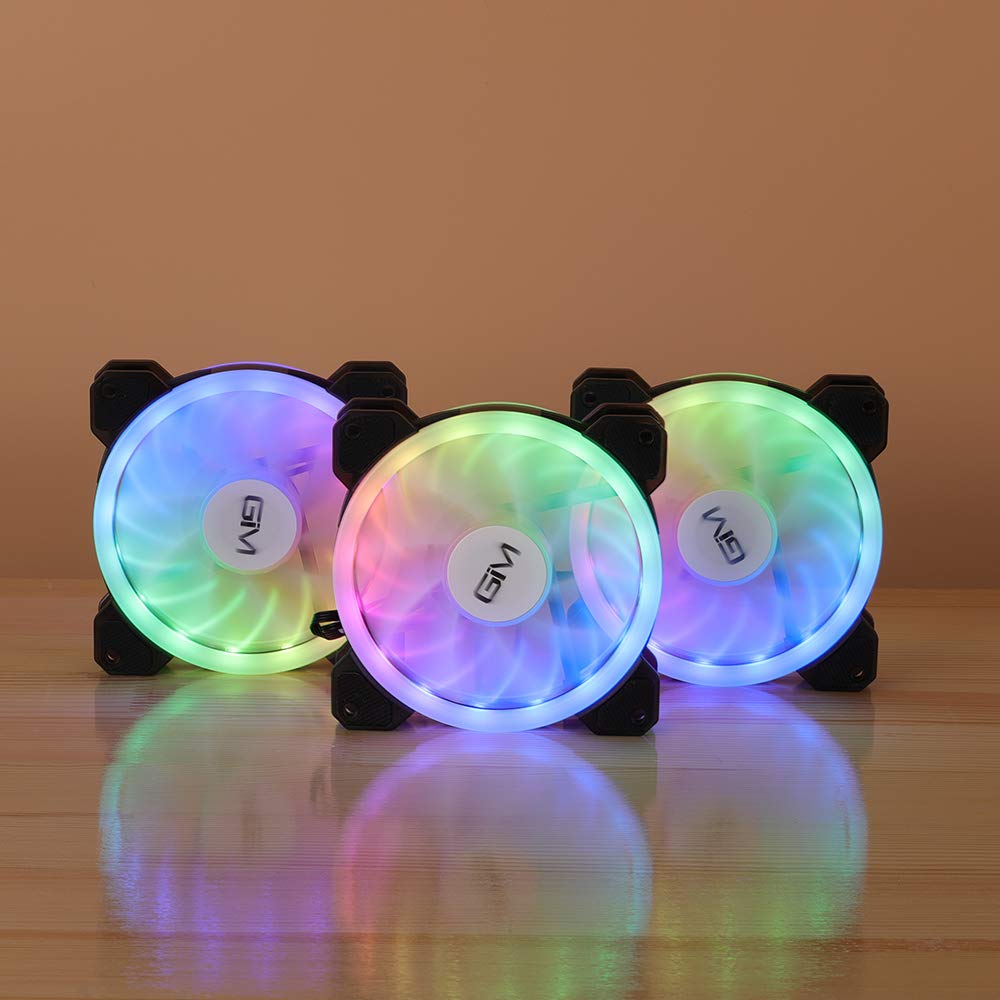 RGB Case Fans 3 Pack 120mm PC Computer LED Fan I168276
