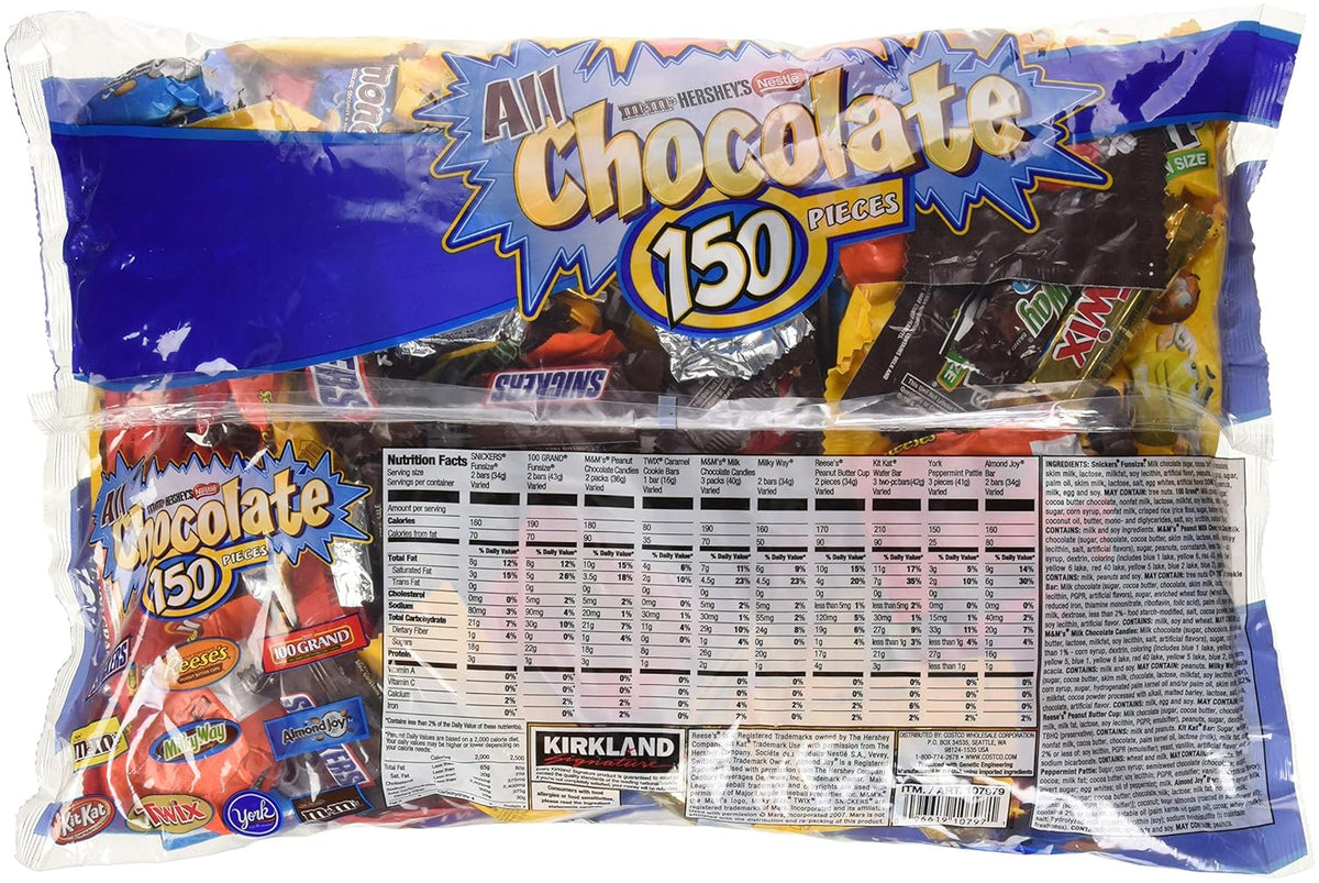 150 Pcs Chocolate Pieces Bag K2468