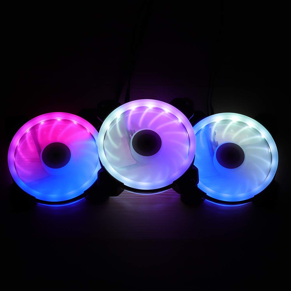 RGB Case Fans 3 Pack 120mm PC Computer LED Fan I168276
