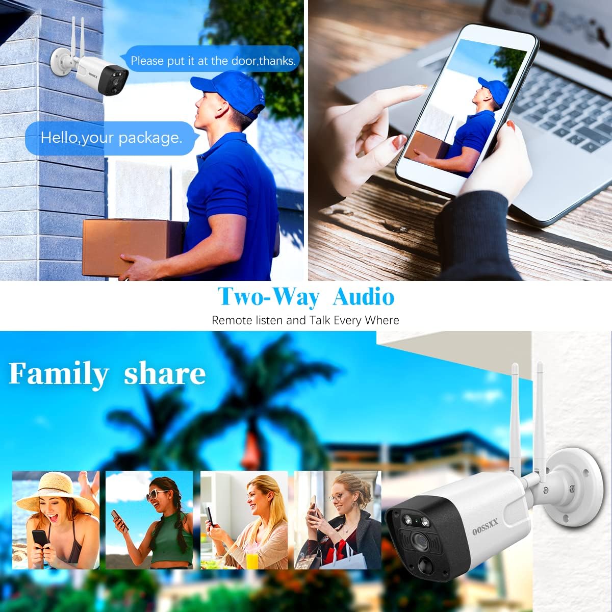 3K 5.0MP Wireless Security Camera System with 1TB Hard Drive K8558