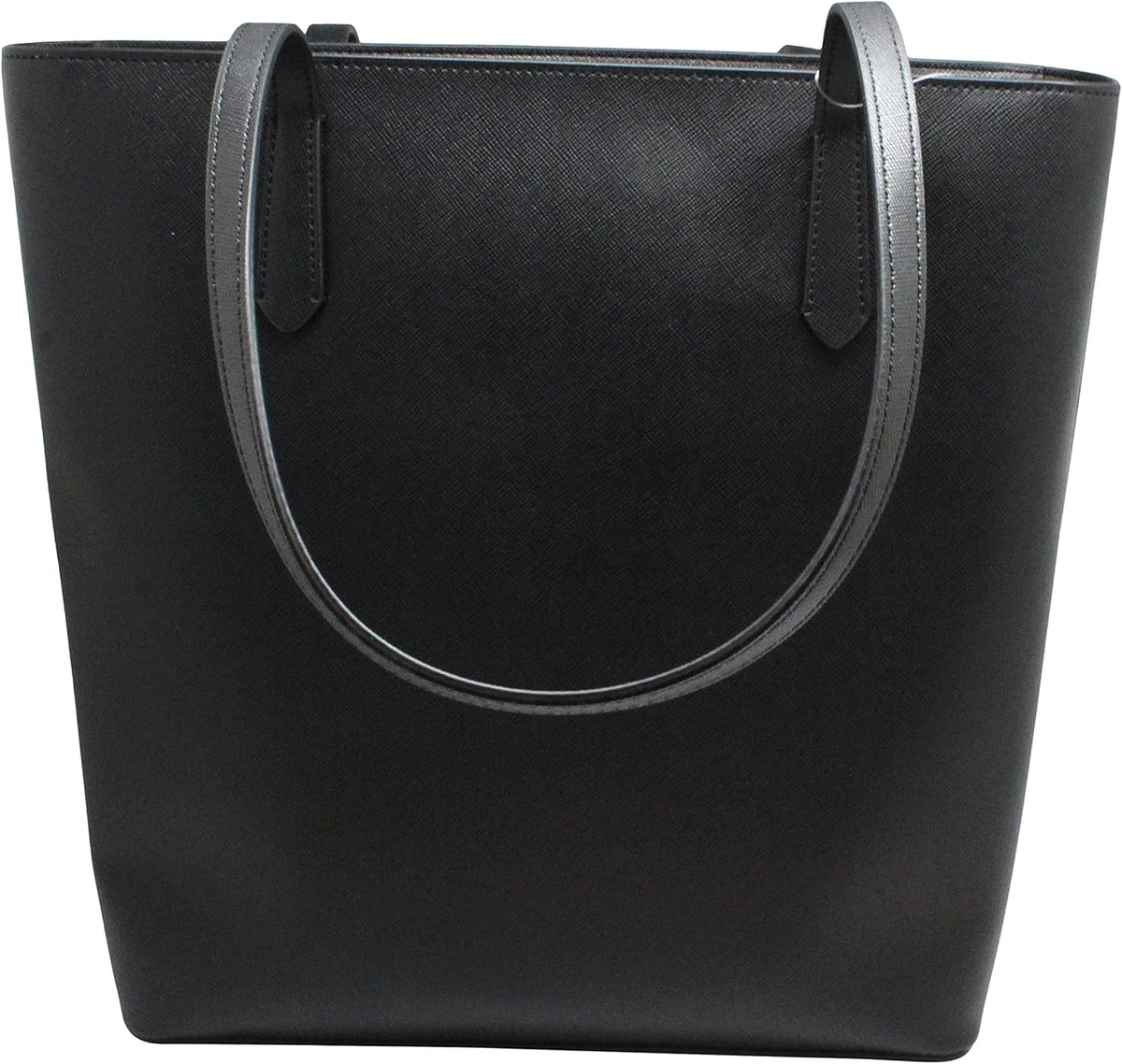 Black Leather Tote J750356