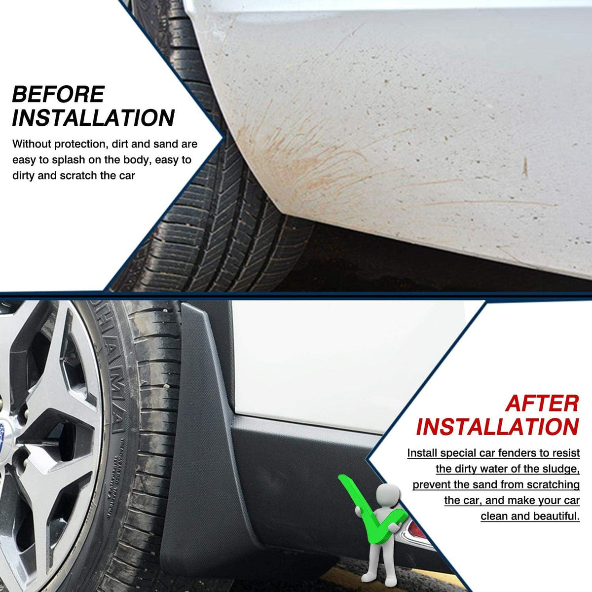Mud Flaps for Subaru Forester 2019-2022 (4 PC Set) P929642