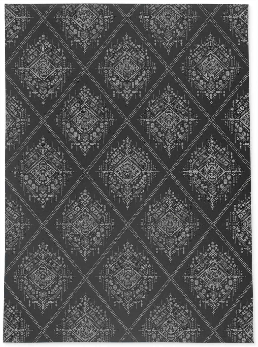 Charcoal Area Rug Q4126