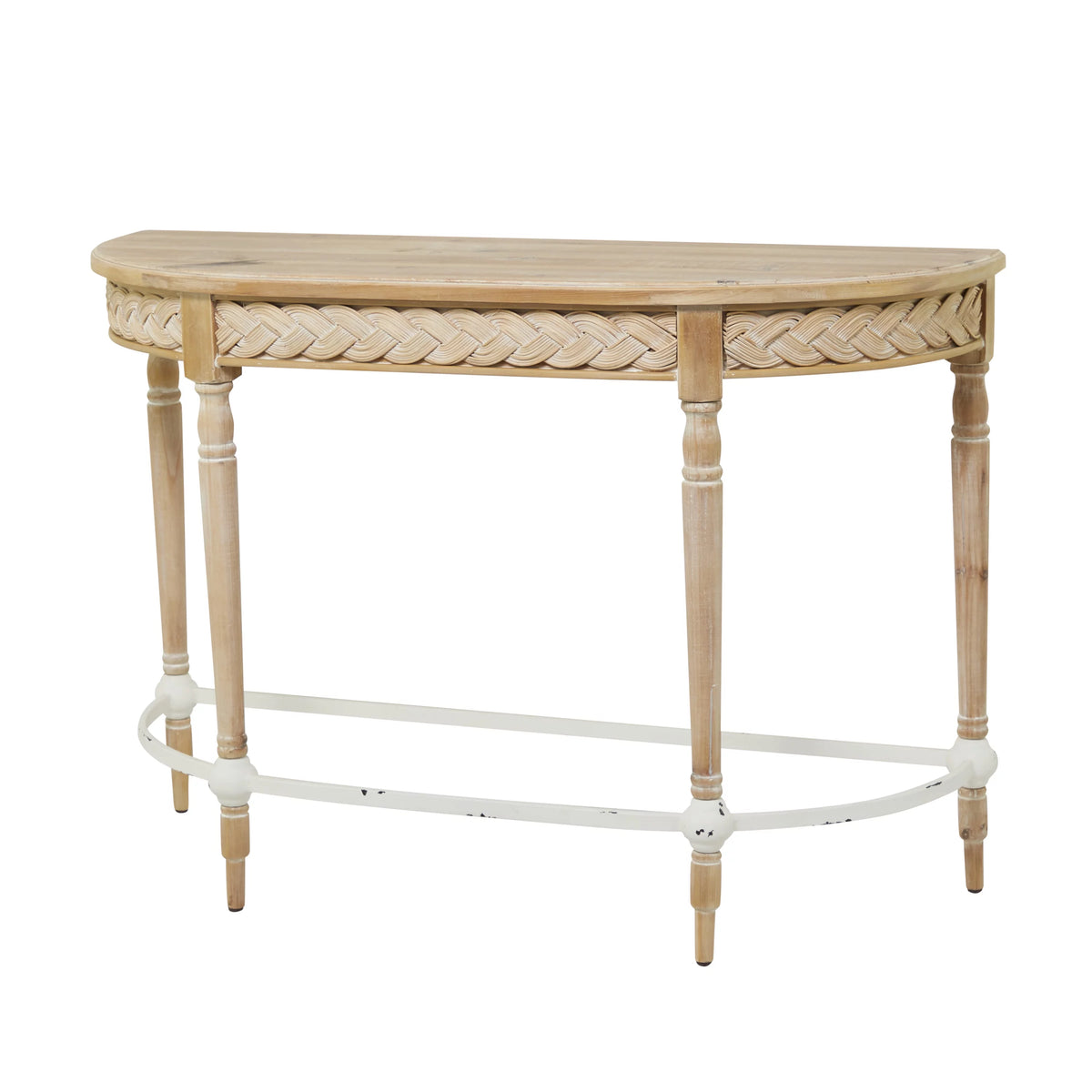 Brown Wood Carved Console Table L810811
