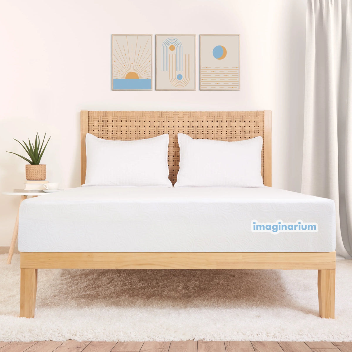 Twin Memory Foam and Coils Mattress L5012