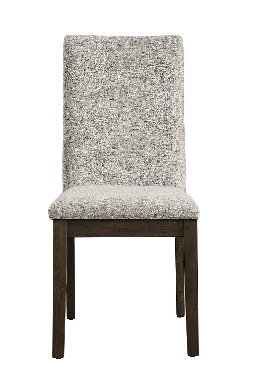 Light Oak Side Chair Set of 2 Q78345