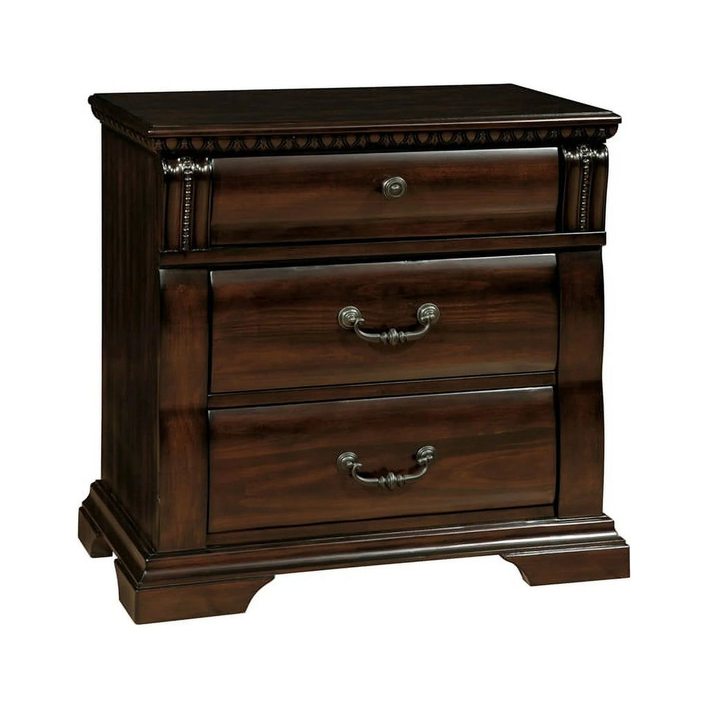 3pc Cherry Solid Wood Bedroom Set King T12325