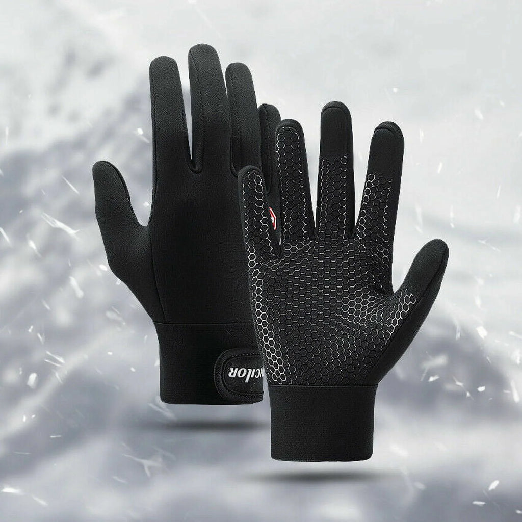 Thermal Waterproof Touchscreen Ski Snow Gloves, Large O654856