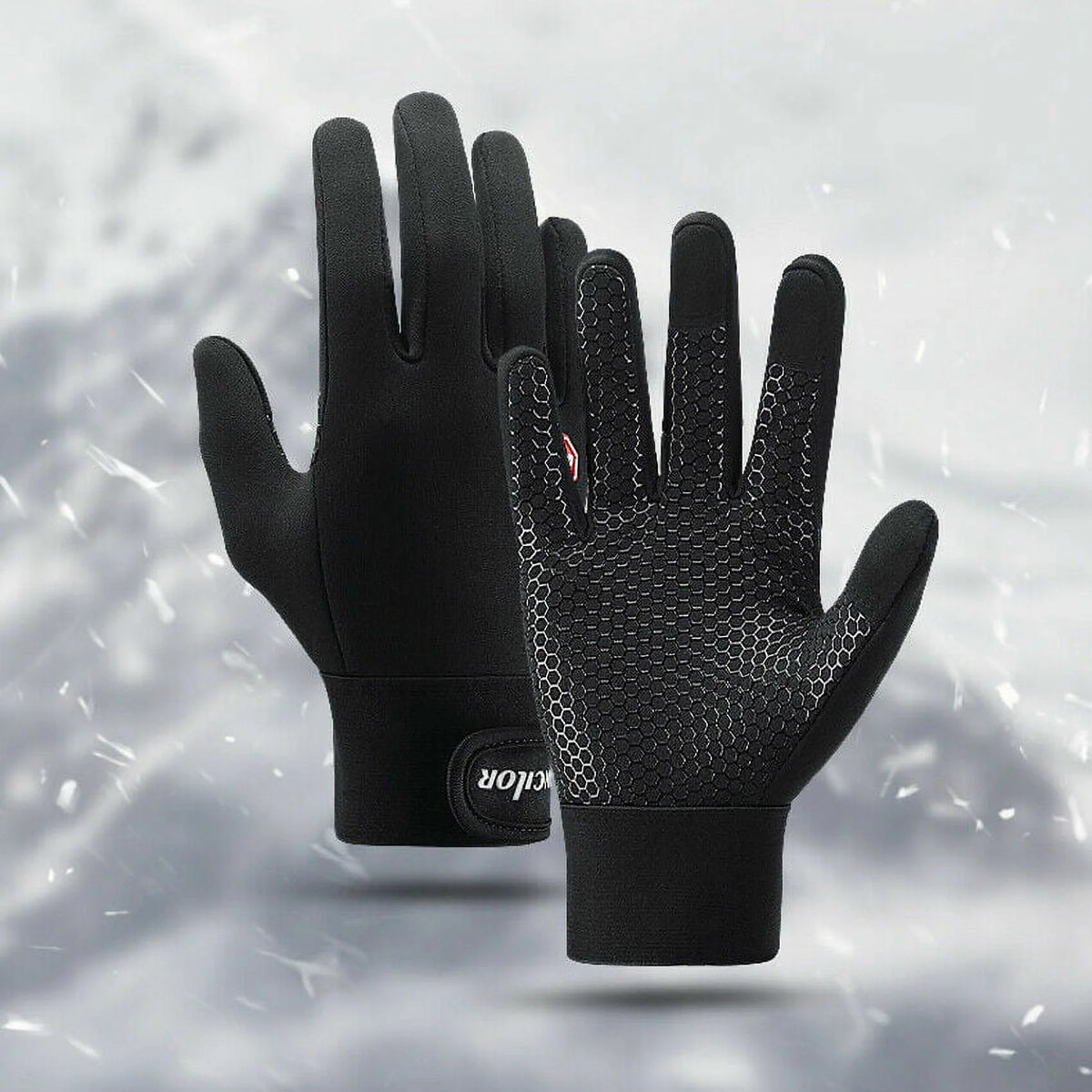 Thermal Waterproof Touchscreen Ski Snow Gloves, Large O654856