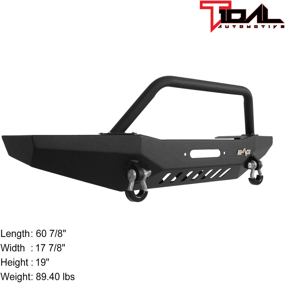 Front Bumper with Winch Plate and Hoop C2984