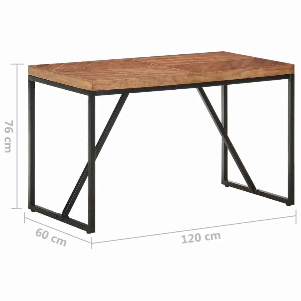Dining Table Solid Acacia and Mango Wood U589293