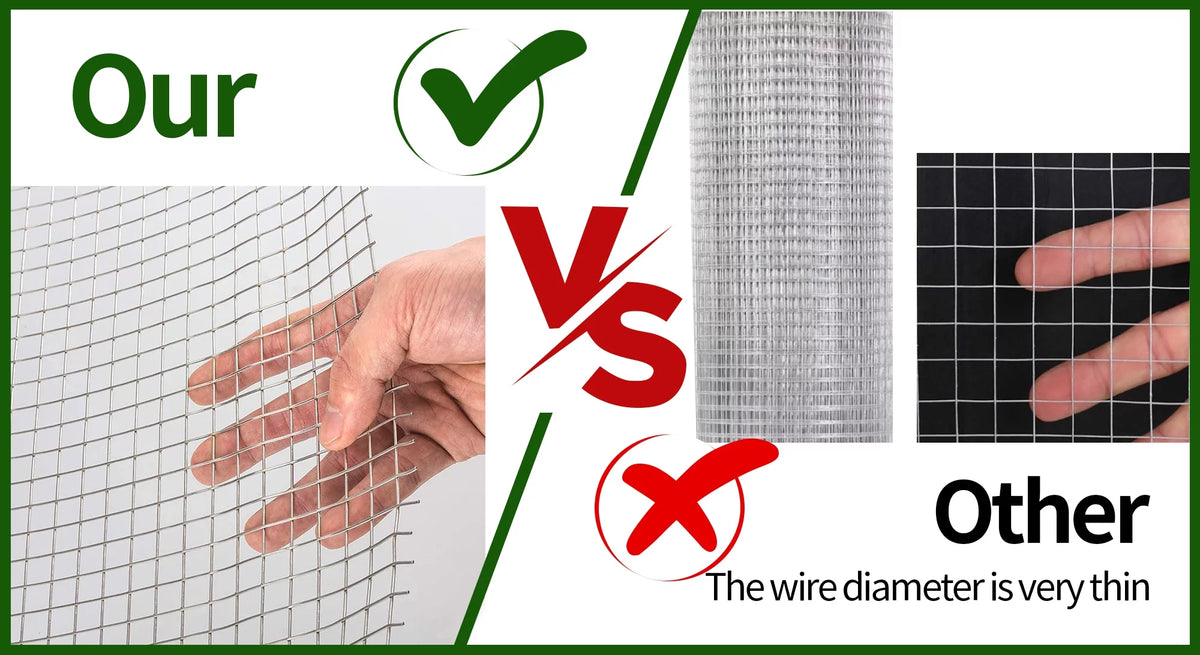 48inx100ft 1/4 in 23 Gauge Hardware Cloth Welded Wire Mesh Rolls Q24843